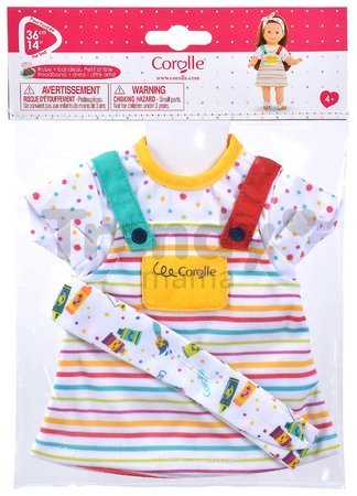 Oblečenie Dress & Headband Little Artist Ma Corolle pre 36 cm bábiku od 4 rokov