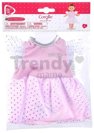 Oblečenie Dress Sparkling Pink Ma Corolle pre 36 cm bábiku od 4 rokov