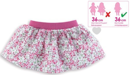 Oblečenie Skirt Floral Ma Corolle pre 36 cm bábiku od 4 rokov