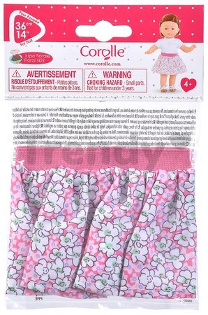 Oblečenie Skirt Floral Ma Corolle pre 36 cm bábiku od 4 rokov