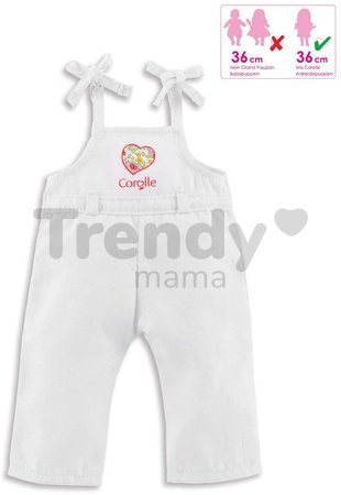 Oblečenie Overalls White Ma Corolle pre 36 cm bábiku od 4 rokov