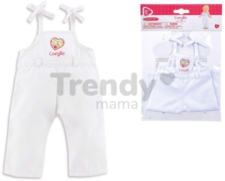 Oblečenie Overalls White Ma Corolle pre 36 cm bábiku od 4 rokov
