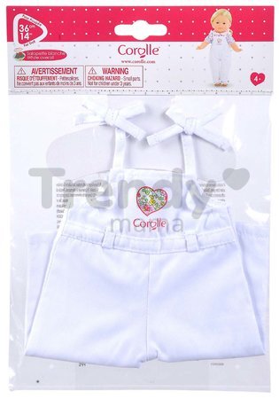 Oblečenie Overalls White Ma Corolle pre 36 cm bábiku od 4 rokov