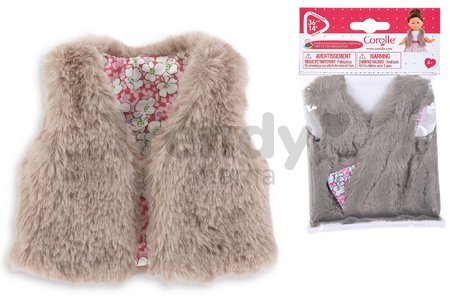 Oblečenie Fake Fur Vest Ma Corolle pre 36 cm bábiku od 4 rokov