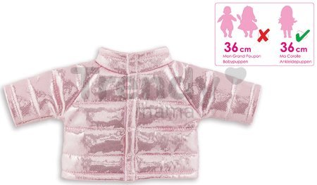 Oblečenie Padded Jacket Pink Ma Corolle pre 36 cm bábiku od 4 rokov
