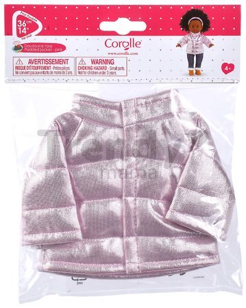 Oblečenie Padded Jacket Pink Ma Corolle pre 36 cm bábiku od 4 rokov