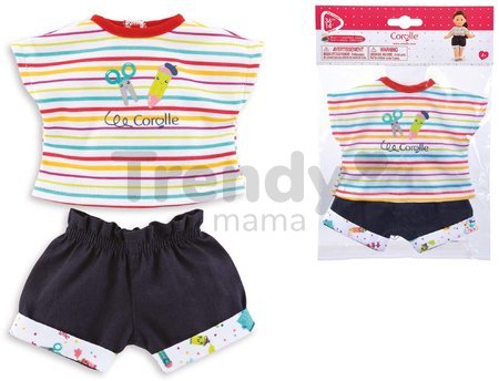 Oblečenie T-shirt & Shorts Little Artist Ma Corolle pre 36 cm bábiku od 4 rokov