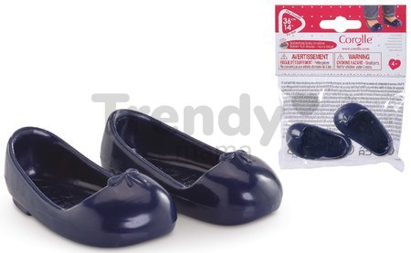 Topánky Ballerines Navy Blue Ma Corolle pre 36 cm bábiku od 4 rokov