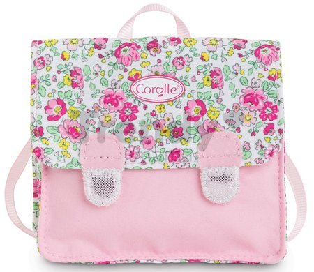 Školská aktovka School Bag Floral Ma Corolle pre 36 cm bábiku od 4 rokov