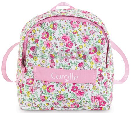 Batoh Backpack Floral Ma Corolle pre 36 cm bábiku od 4 rokov