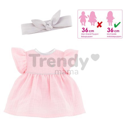 Oblečenie Dress & Headband Ma Corolle pre 36 cm bábiku od 4 rokov