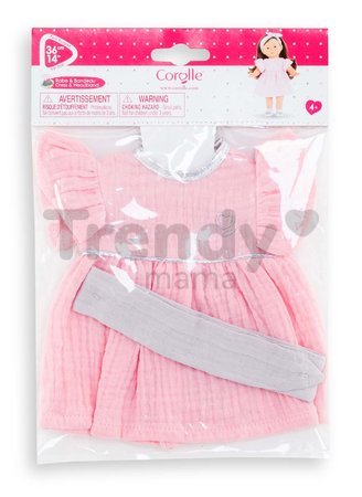 Oblečenie Dress & Headband Ma Corolle pre 36 cm bábiku od 4 rokov