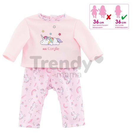 Oblečenie Pyjama Unicorn Ma Corolle pre 36 cm bábiku od 4 rokov