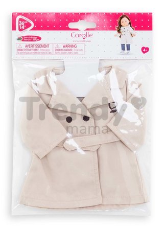 Oblečenie Trench Coat Beige Ma Corolle pre 36 cm bábiku od 4 rokov