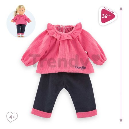 Oblečenie Pink Blouse & Pants Ma Corolle pre 36 cm bábiku od 4 rokov