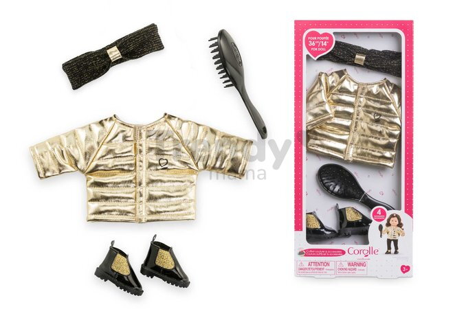 Súprava oblečenia pre bábiku Couture Outfits Set and Accessories Ma Corolle 4 doplnky pre 36 cm bábiku