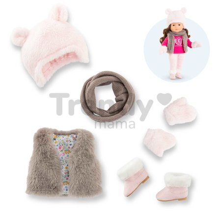Súprava oblečenia na zimu pre bábiku Winter Set and Accessories Ma Corolle 5 doplnkov pre 36 cm bábiku