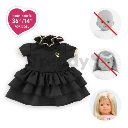 Šaty pre bábiku Little Black Dress Ma Corolle pre 36 cm bábiku