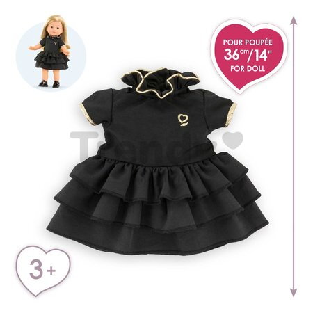 Šaty pre bábiku Little Black Dress Ma Corolle pre 36 cm bábiku