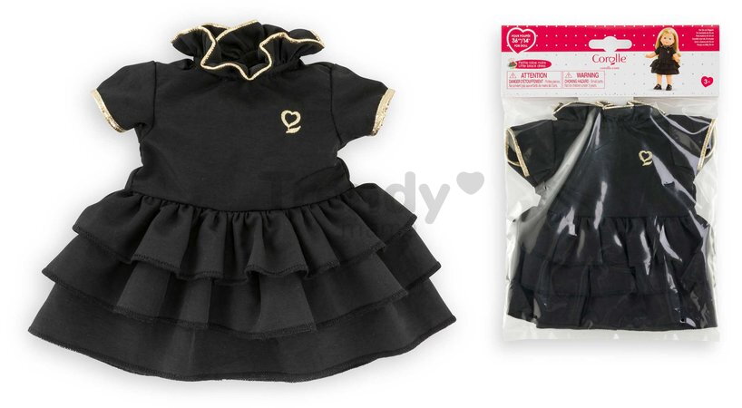 Šaty pre bábiku Little Black Dress Ma Corolle pre 36 cm bábiku