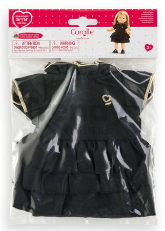 Šaty pre bábiku Little Black Dress Ma Corolle pre 36 cm bábiku
