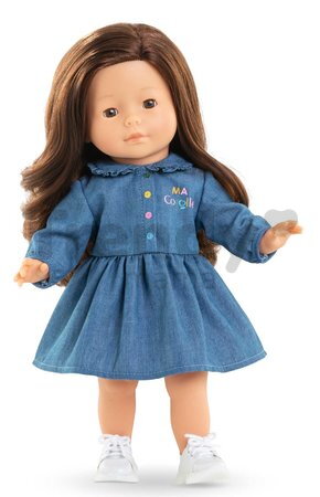 Džínsové šaty pre bábiku Denim Dress Long Sleeves Ma Corolle pre 36 cm bábiku