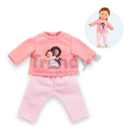 Pyžamo pre bábiku Pink Pajamas Ma Corolle pre 36 cm bábiku