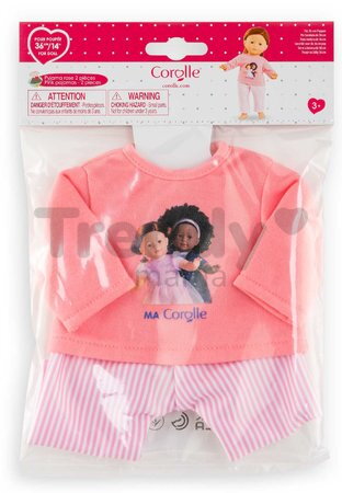 Pyžamo pre bábiku Pink Pajamas Ma Corolle pre 36 cm bábiku