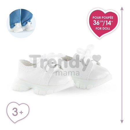 Tenisky pre bábiku White Sneakers Ma Corolle pre 36 cm bábiku
