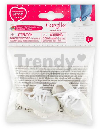 Tenisky pre bábiku White Sneakers Ma Corolle pre 36 cm bábiku