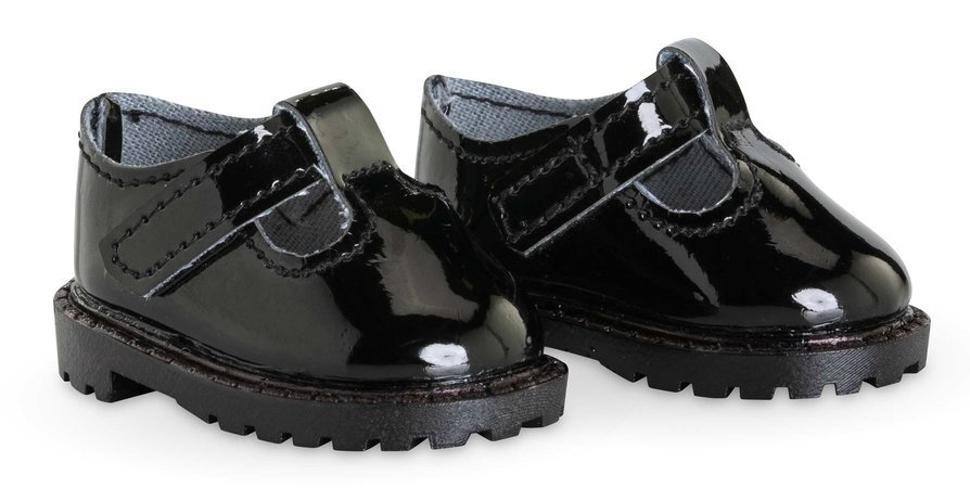 Topánky pre bábiku Black Varnish Babies Ma Corolle pre 36 cm bábiku