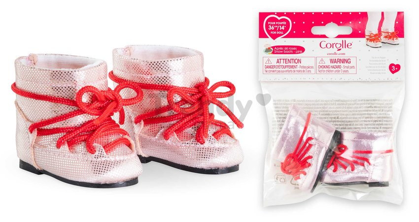 Čižmy pre bábiku Pink Snow Boots Ma Corolle pre 36 cm bábiku