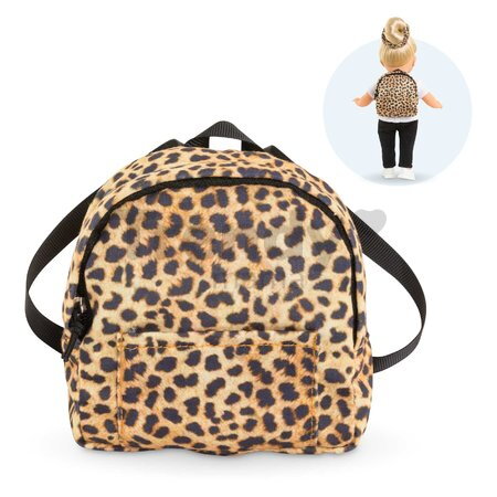Batoh pre bábiku Backpack Leopard Ma Corolle pre 36 cm bábiku
