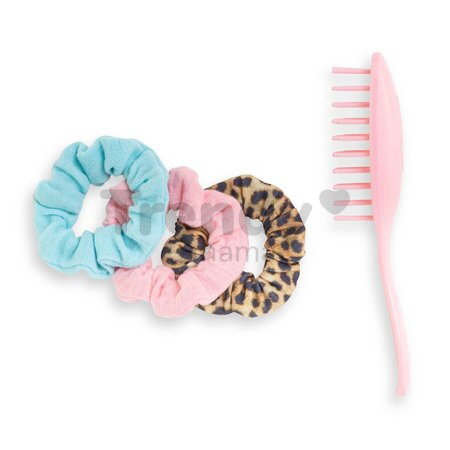 Hrebeň a gumičky do vlasov pre bábiku Hair Brush & Scrunchies Set Ma Corolle pre 36 cm bábiku