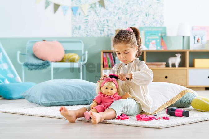 Fén na vlasy pre bábiku Hairstyling Set Ma Corolle 14 doplnkov pre 36 cm bábiku