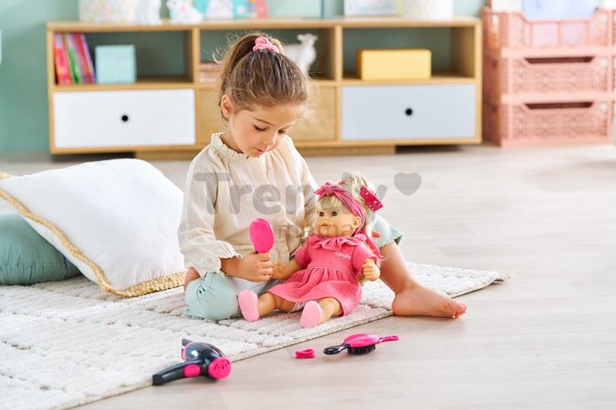 Fén na vlasy pre bábiku Hairstyling Set Ma Corolle 14 doplnkov pre 36 cm bábiku