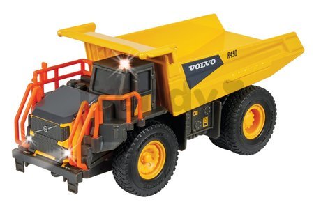 Autíčko stavebné vyklápač Volvo Rigid Hauler Majorette so zvukom a svetlom dĺžka 20 cm