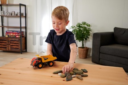 Autíčko stavebné vyklápač Volvo Rigid Hauler Majorette so zvukom a svetlom dĺžka 20 cm