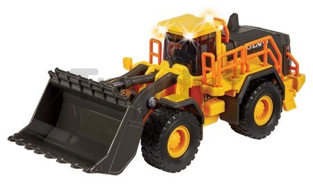 Nakladač Volvo Wheel Loader Majorette 21 cm dĺžka so zvukom a svetlom a pohyblivými časťami