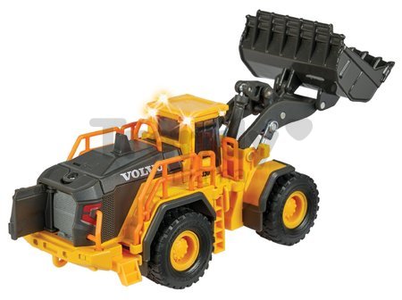 Nakladač Volvo Wheel Loader Majorette 21 cm dĺžka so zvukom a svetlom a pohyblivými časťami