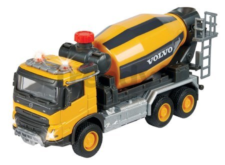 Autíčko stavebné miešačka Volvo Truck Cement Mixer Majorette so zvukom a svetlom dĺžka 19 cm