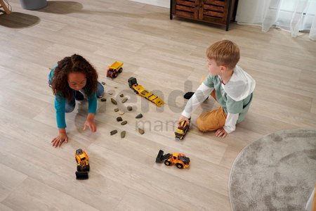 Kamión s nakladačom Volvo Truck & Wheel Loader Majorette 35 cm dĺžka so zvukom a svetlom