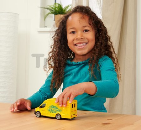 Autíčko kuriérske Mercedes-Benz Sprinter DHL Majorette so zvukom a svetlom dĺžka 15 cm