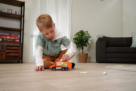 Autíčko smetiarske Volvo Truck Majorette so zvukom a svetlom dĺžka 19 cm