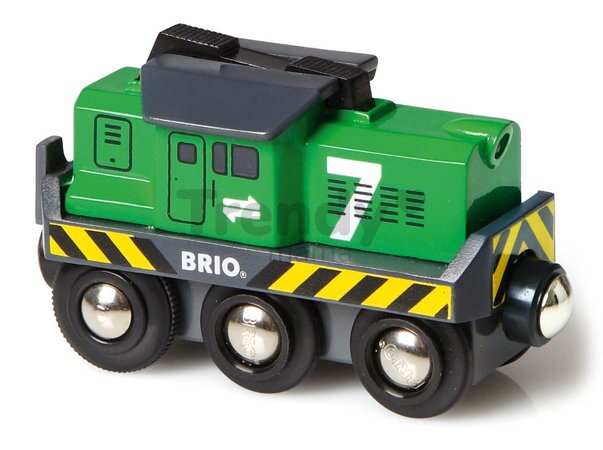 Lokomotíva so svetlom Freight Battery Engine BRIO elektronická s pohybom vpred a vzad