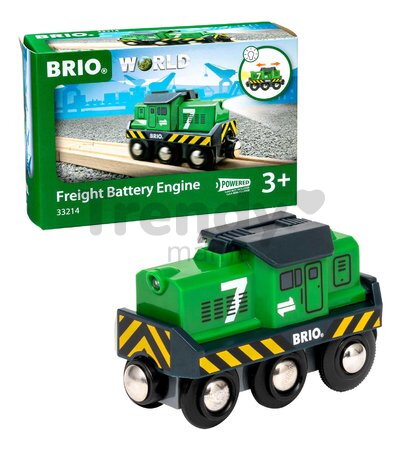 Lokomotíva so svetlom Freight Battery Engine BRIO elektronická s pohybom vpred a vzad