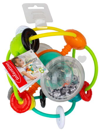 Hrkálka Activity Ball Infantino s aktivitami od 6 mes