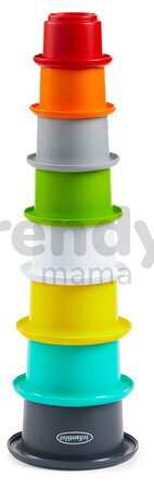 Skladacia veža Stack'N Nest Cups Infantino 8 dielna od 9 mes INF216270-01