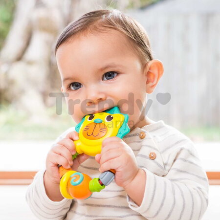 Hrkálka s hryzátkom Levíček Lion Teether Infantino od 3 mes