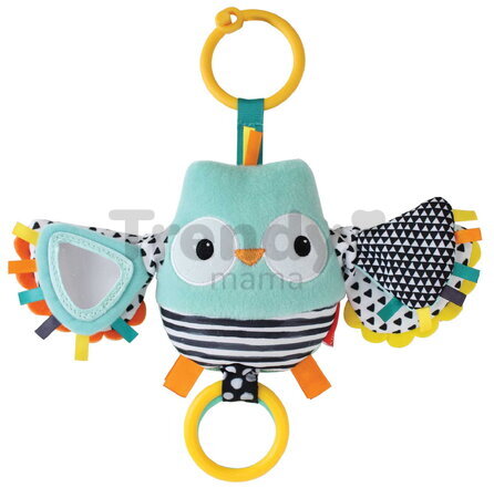 Vibrujúca sovička Flutter & Jitter Pal Owl Infantino s mávajúcimi krídlami od 0 mes